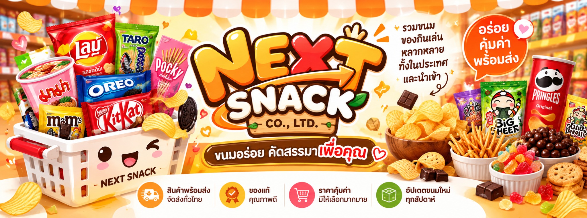 NEXT SNACK รวมขนมและของกินเล่น